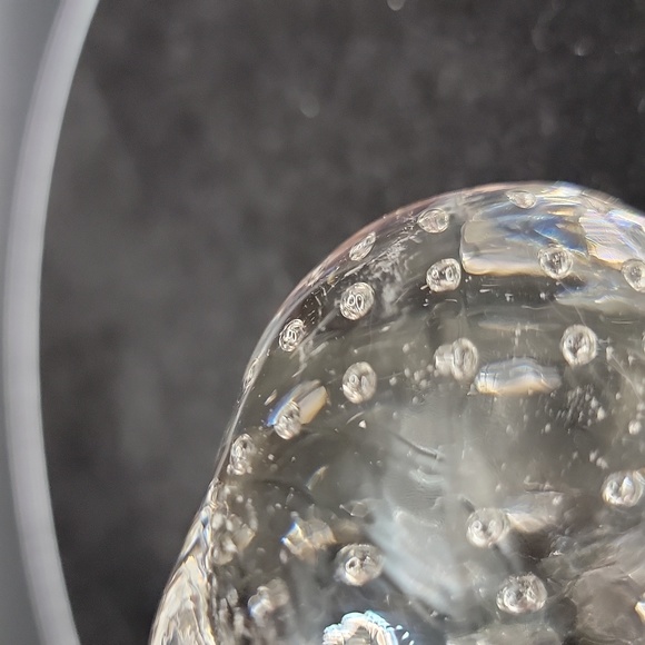 Vintage Clear Glass Swan w/Controlled Bubbles - Picture 12 of 13